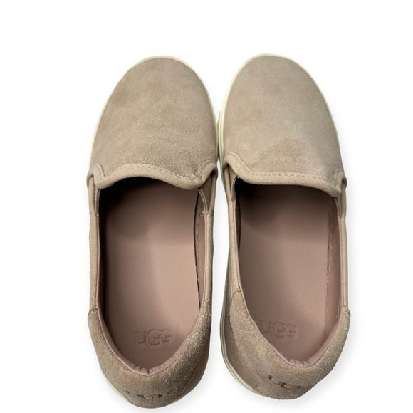 UGG Flores Driving Loafer Suede Upper Rose Tea Slip On Sneaker Women’s Size 10 - Picture 5 of 6